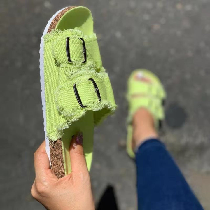 Damer Komfortable Clogs med justerbare remme og ergonomisk fodseng Stilla