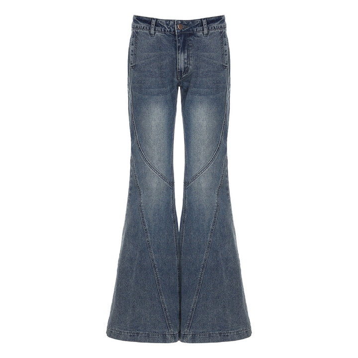 Dame flared jeans i individuel vintage-look med skandinavisk flair Skovae