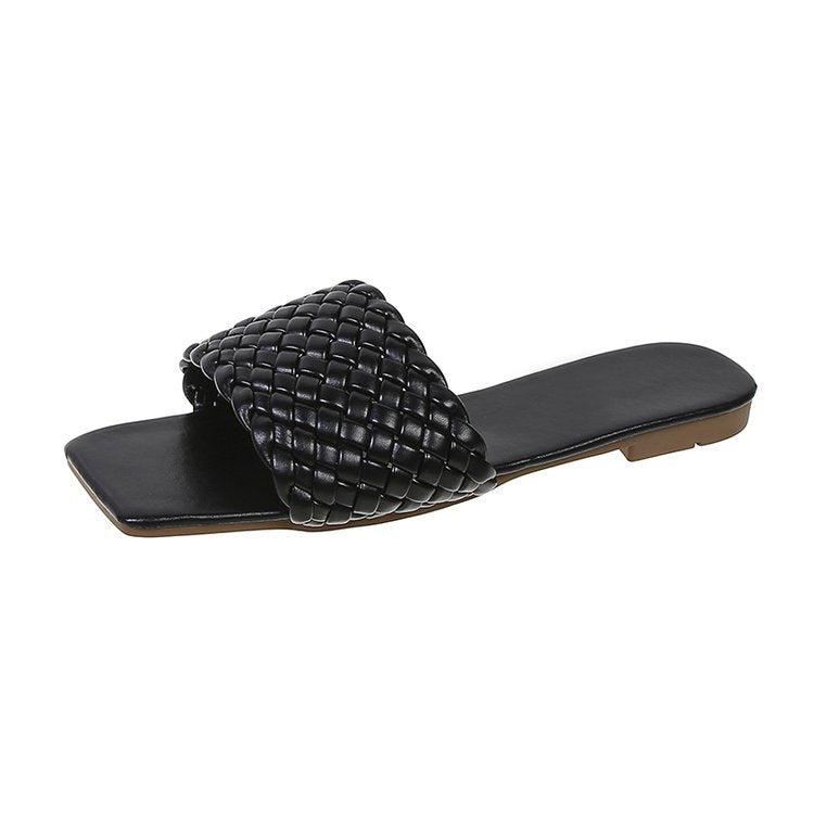 Damer Flettede Sandaler med bred rem og skridsikker sål Stilla