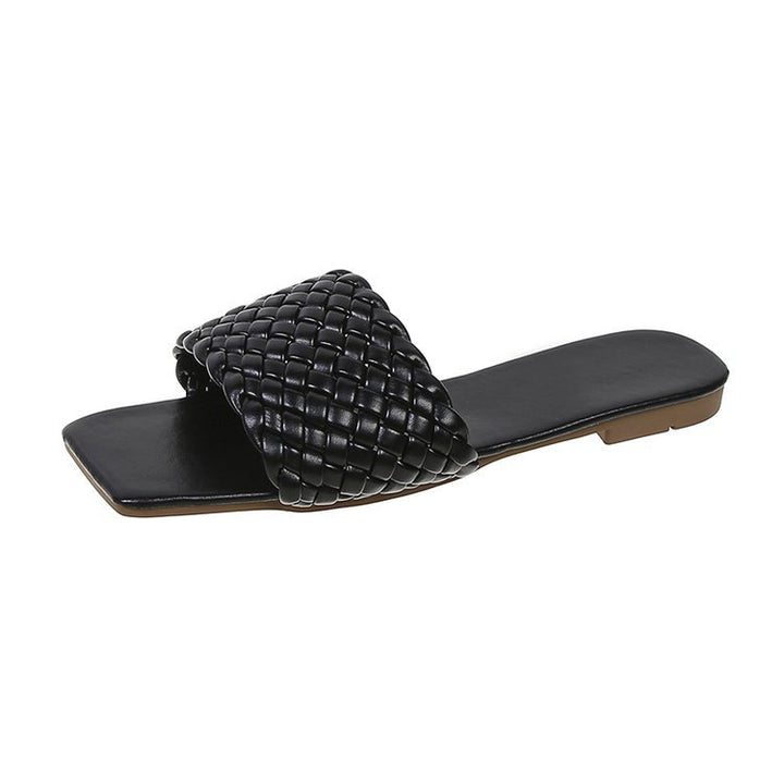 Damer Flettede Sandaler med bred rem og skridsikker sål Stilla