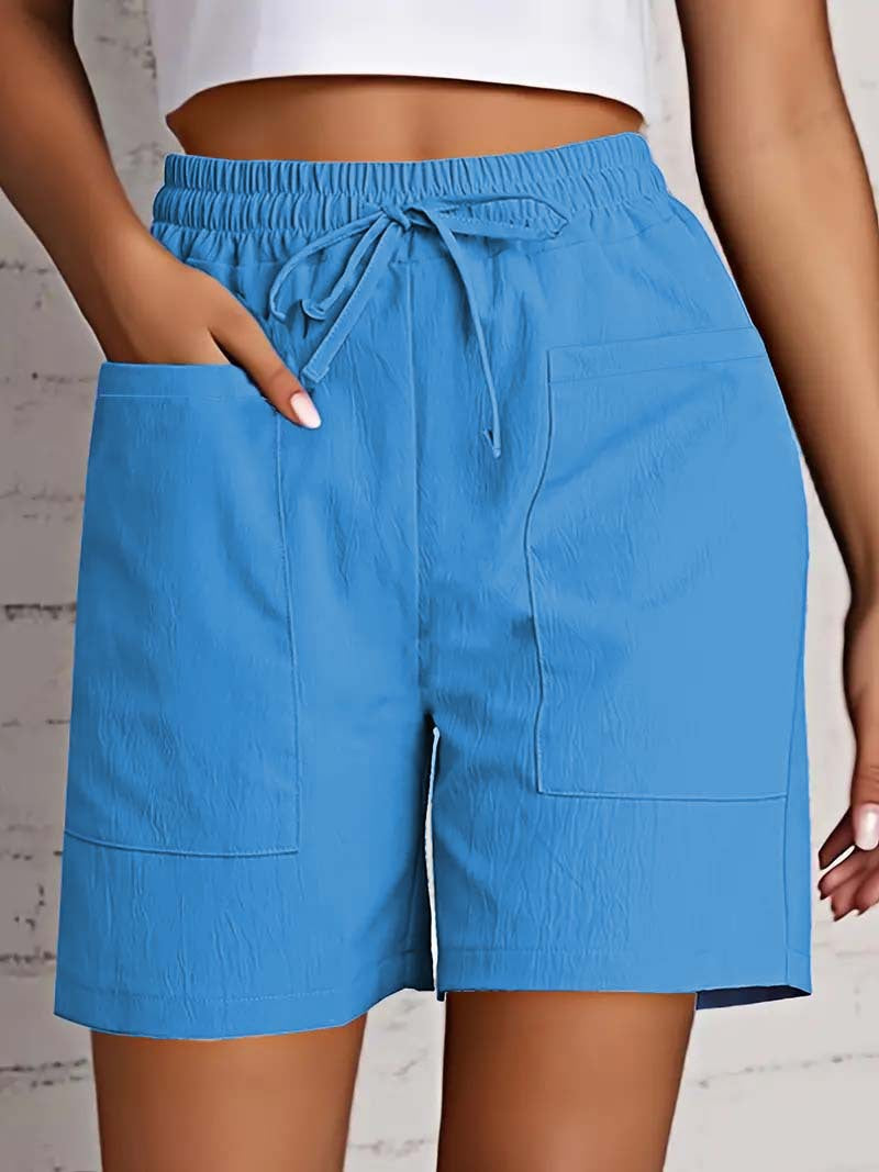 Dame Behagelige Højtaljede Fritidsshorts Stilla