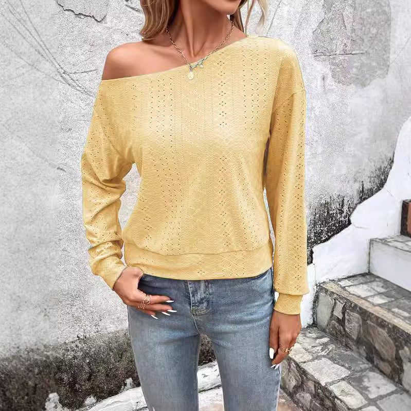 Dame Finstrikpullover Stilla