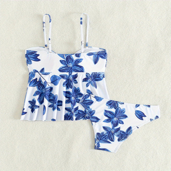Dame Tankini med legende blomsterprint Skovae