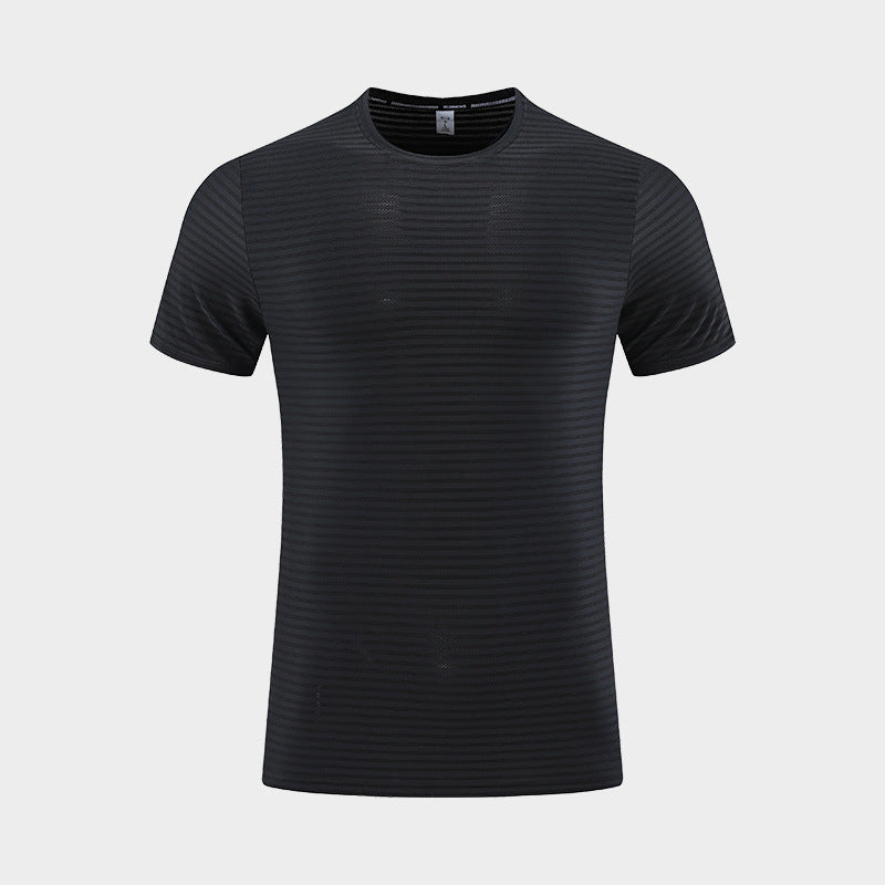 Herrer Sportsligt Funktions T-shirt med svedtransporterende teknologi og struktureret design Stilla