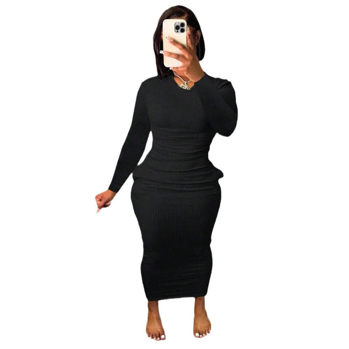 Dame Raffineret figursyet Midi-Kjole Stilla