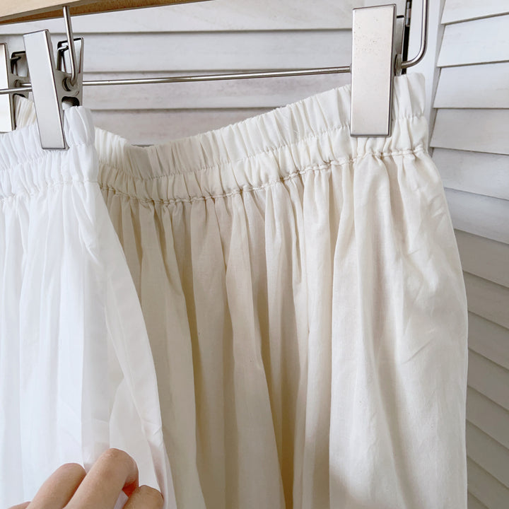 Femme Elegant Spids Afslutning Midi Nederdel Stilla