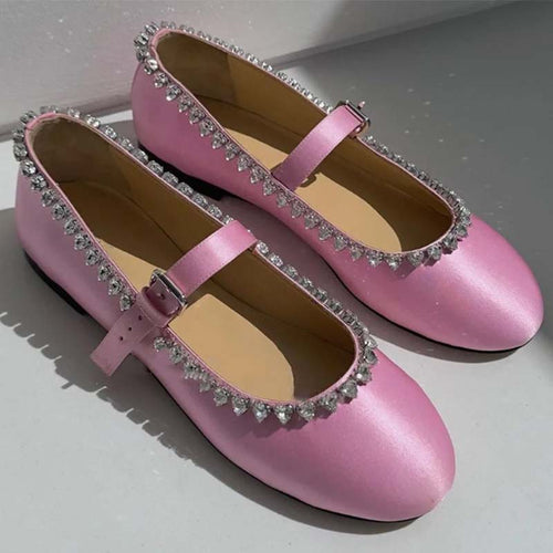 Femme Classic Mary Jane Ballerinas med strass detaljer Stilla