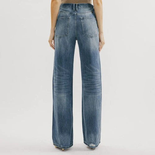Dame High-Waist Mom Jeans Stilla