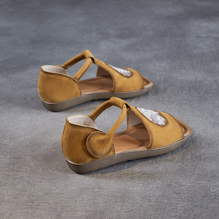 Dame Open-Toe Komfortsandaler med justerbare remme Stilla