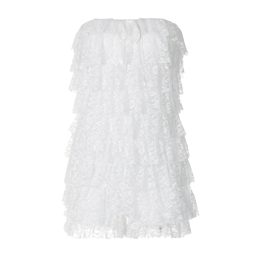 Dame Legesymasket Rullemønster Jumpsuit i Spids Stilla