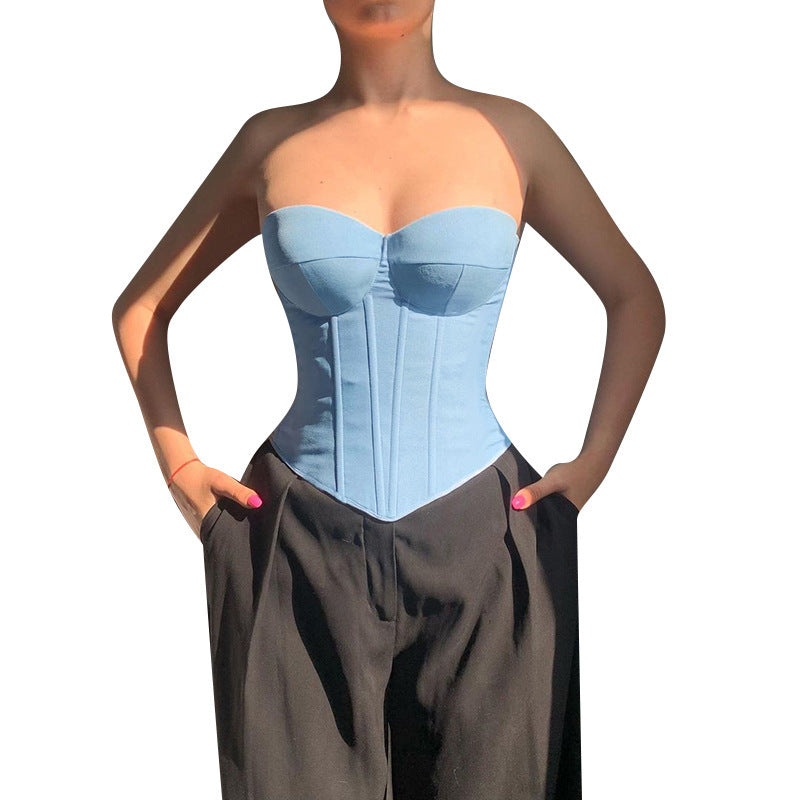 Dame Struktureret Korset-Top Stilla