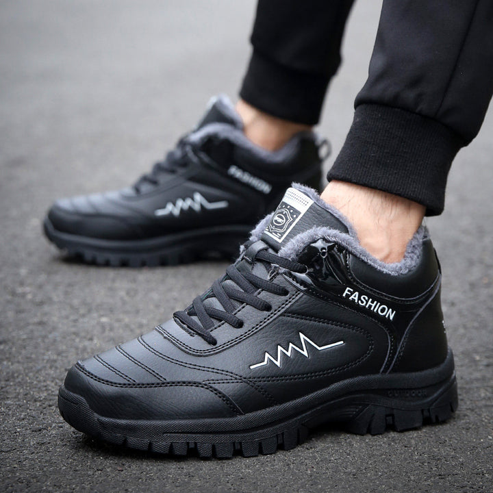 Herre Isoleret Mode Trail Sneakers Stilla