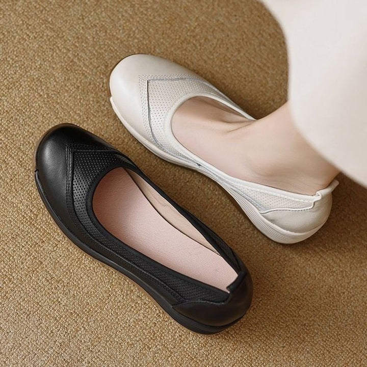 Dame Slip-On Mokkasiner med behageligt elastisk remdesign og skridsikker sål Stilla