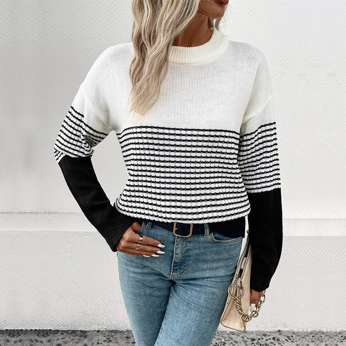 Stilla | Damepullover Stribet Favorit