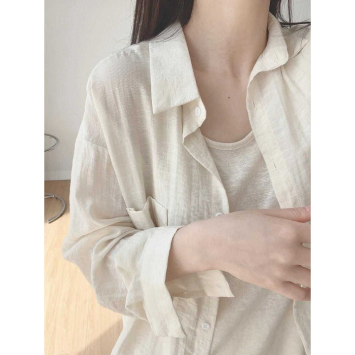 Femme Let Lag Knapshirt Stilla