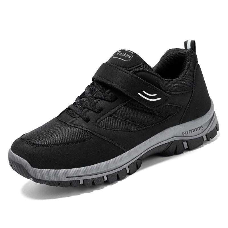 Herre outdoor sneakers med skridsikker sål og justerbar velcro Stilla