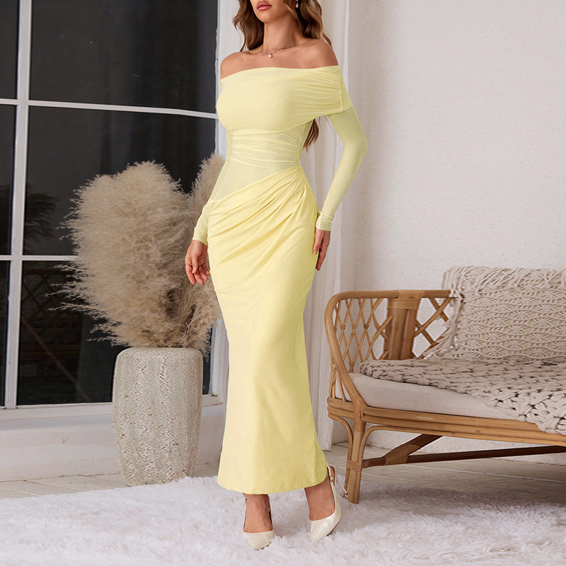 Damer Off-Shoulder Vikkjole med Ruffles-detaljer Skovae
