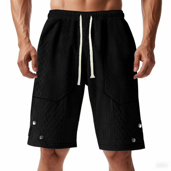 Herrer Cargo-shorts med struktureret design og praktiske lommer Stilla