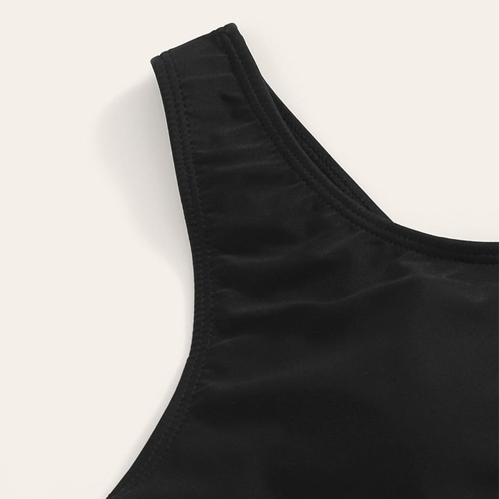 Dame asymmetrisk bikini sæt med elastiske bånd Skovae