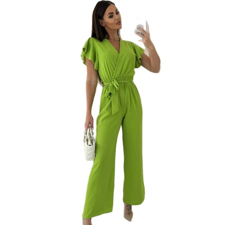 Dame Flydende Flæseærme Jumpsuit Stilla