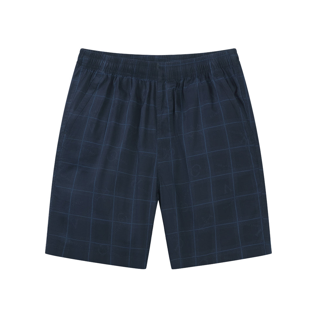 Herrer casual shorts i moderne ternet mønster Stilla