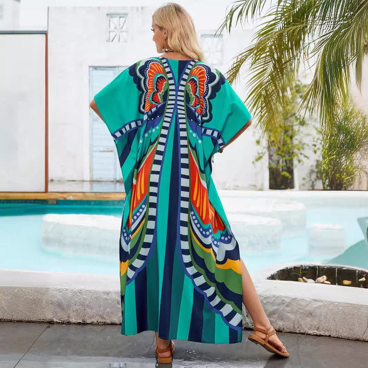 Femme Artistic Maxi Kaftan Kjole Stilla