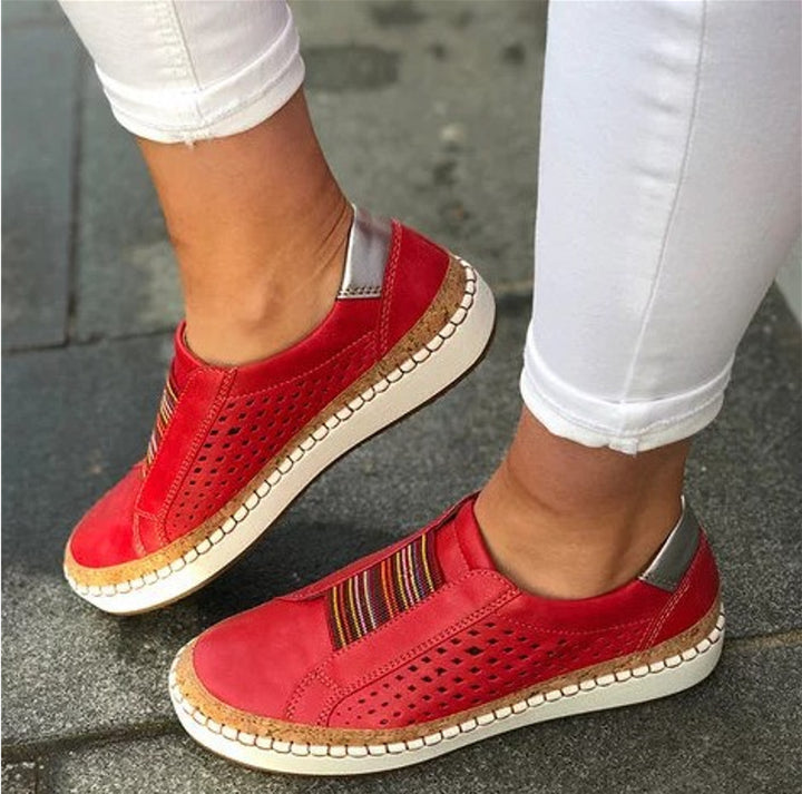 Dame Behagelige Slippers med åndbart overmateriale Stilla