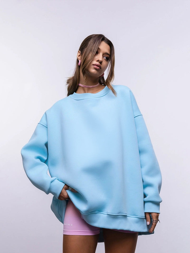 Kvindernes oversized sweatshirt med afslappet pasform og blødt for Stilla