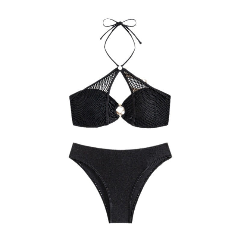 Dame Højstøttende Mesh-Bikini-Sæt Stilla