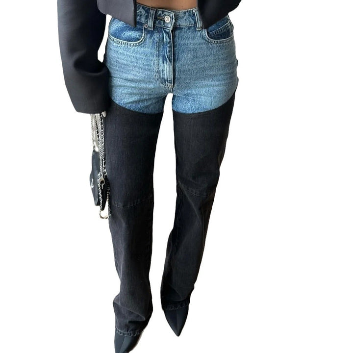 Dame Mode Jeans-Hybrid-Bukser Stilla
