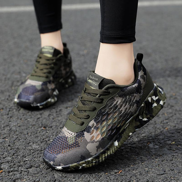 Herrer Stilfulde Camo Sport Sneakers Stilla