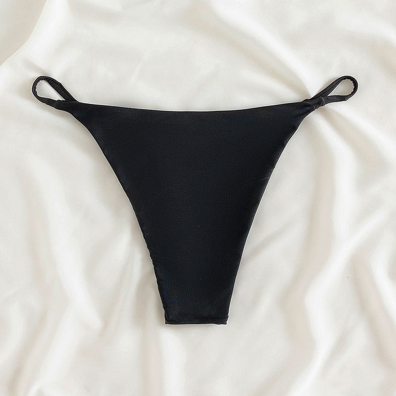 Dame Højskåret Bikiniunderdele med justerbare stropper Skovae