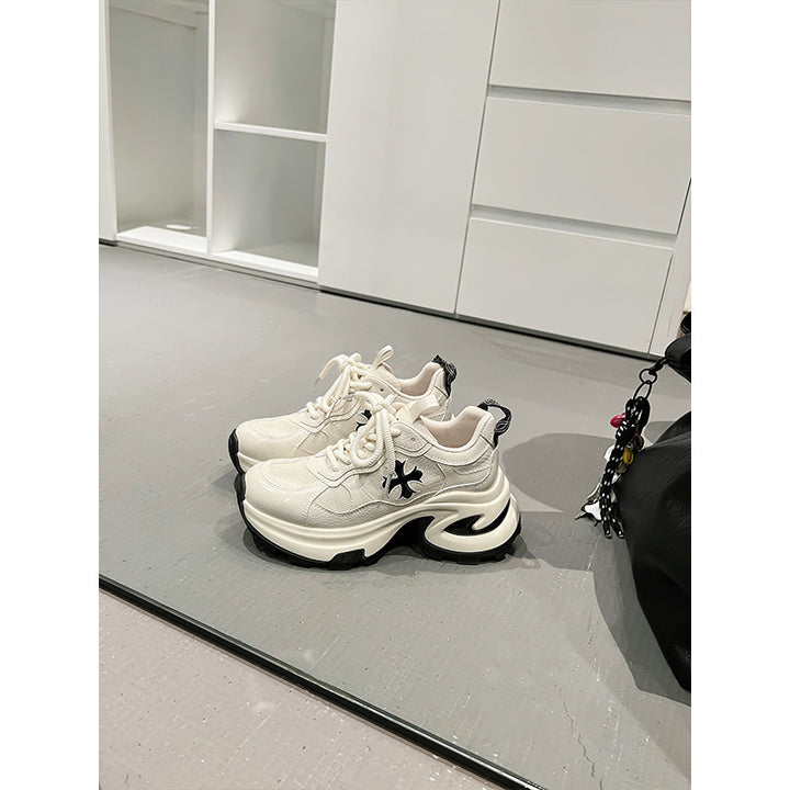 Herren Stilfulde Chunky Sole Sport Sneakers Stilla