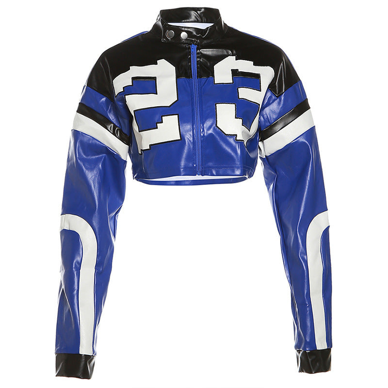Damer cropped sportsjakke med kontrasterende designelementer Stilla