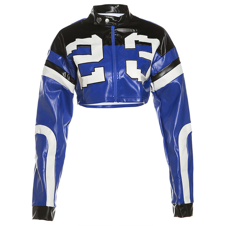 Damer cropped sportsjakke med kontrasterende designelementer Stilla
