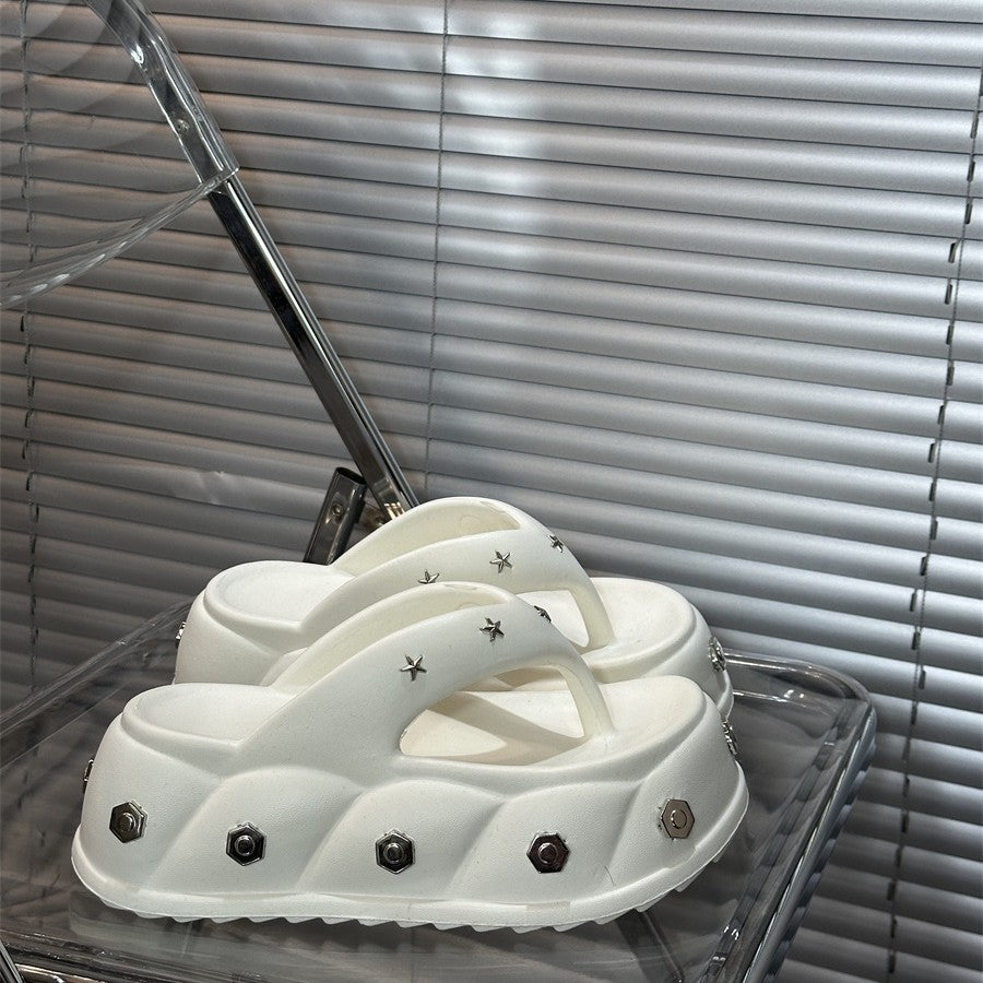 Dame Modiske Clogs med unikke Metalaccenter Stilla