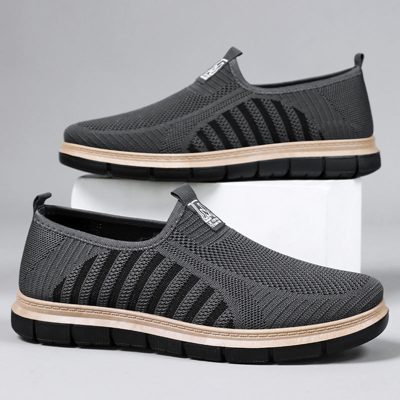 Dame Slip-On Åndbare Sneakers med Fleksibelt Mesh-Design Stilla