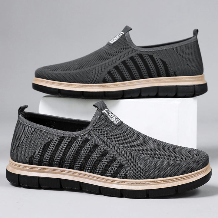 Dame Slip-On Åndbare Sneakers med Fleksibelt Mesh-Design Stilla