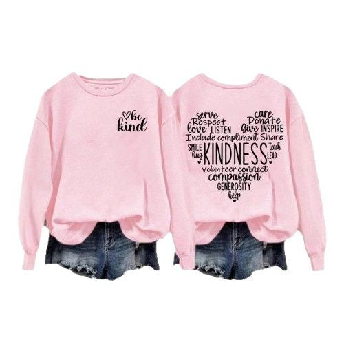 Dame sweatshirt med inspirerende kold design og generøs pasform Stilla