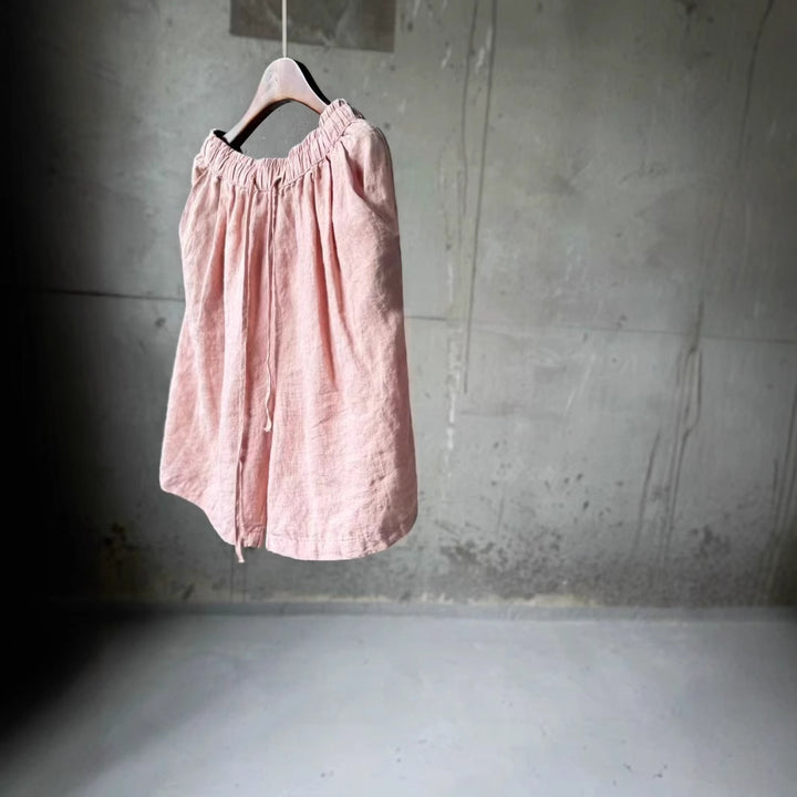 Femme Chic Høj-taljede Plissé-culotter Stilla