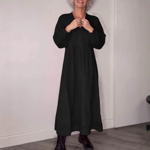 Dame Maxikjole med moderne snit og elegante detaljer Stilla