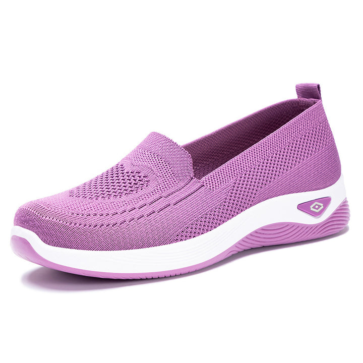Dame Komfortable Slip-On Sko med elastisk overdel og skridsikker sål Stilla