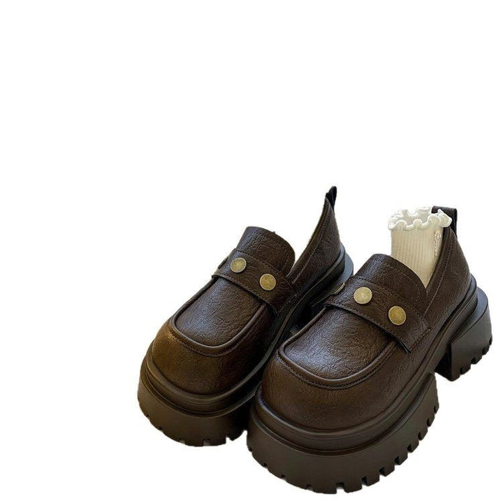 Dame Chunky Mokkasiner med moderne rufflesdesign og stabil profilsål Stilla