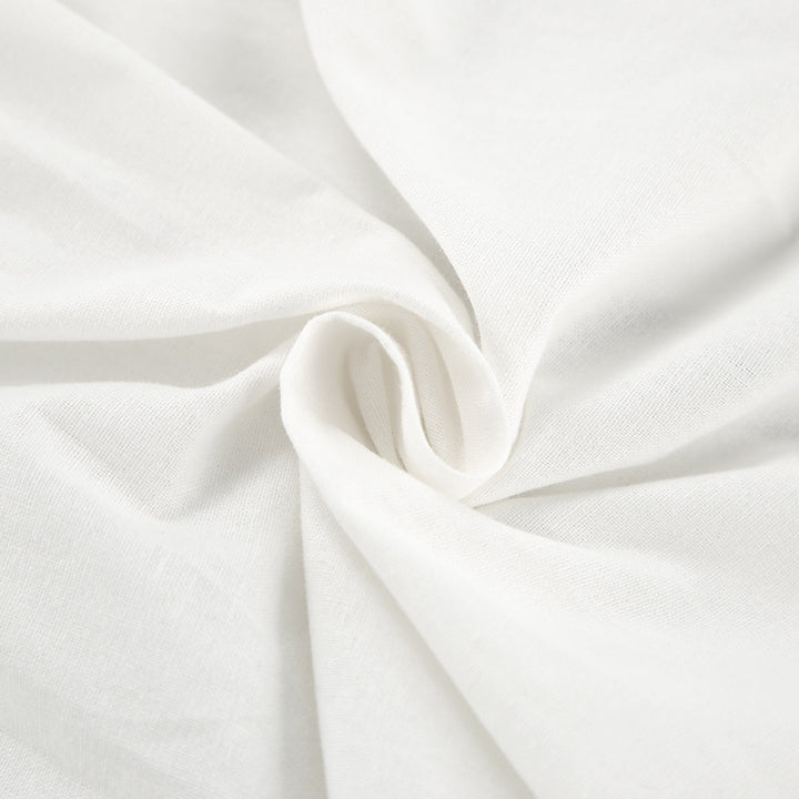Damebluse med ruchedetaljer og voluminøse ærmer Stilla