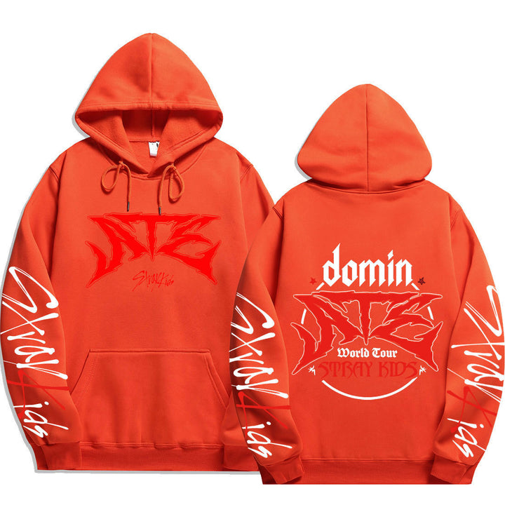 Dame hoodie med iøjnefaldende grafisk design Skovae