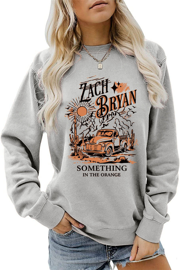 Kvinders sweatshirt med inspirerende vintage lastbil design Stilla
