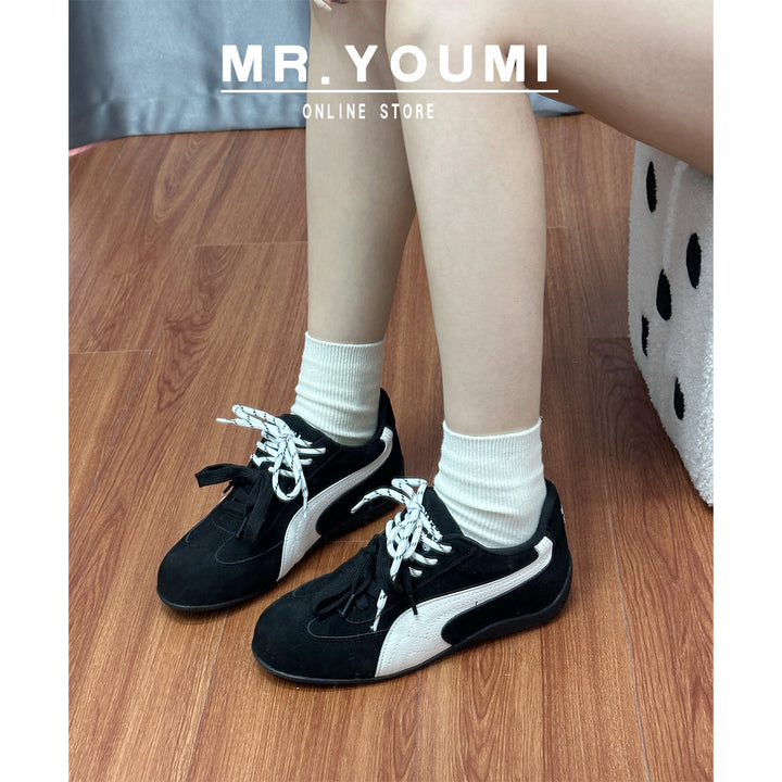 Herrer retro-inspirerede ruskinds sneakers Stilla