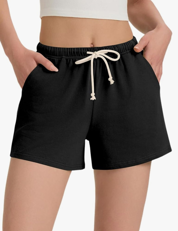 Dame Soft Cotton Drawstring Shorts Stilla