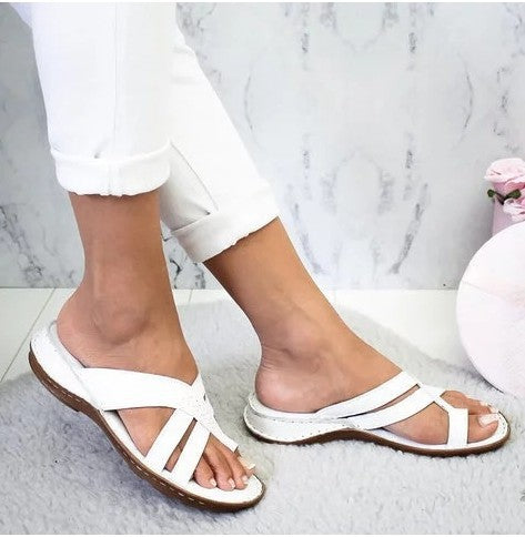 Dame komfortable og fashionable tæer-fordeler sandaler med ergonomisk fodseng Stilla