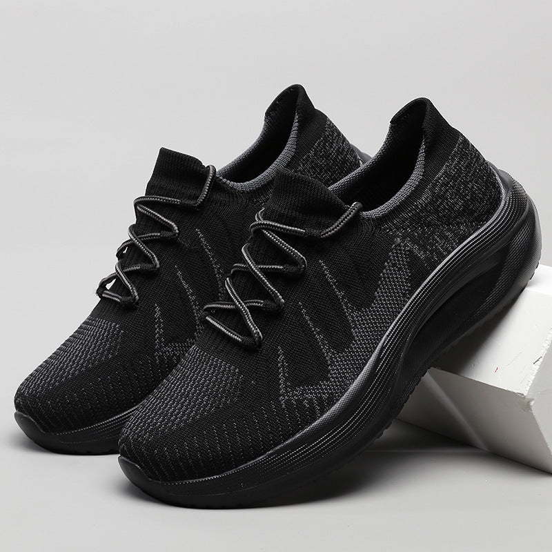 Herre Åndbar Stretch Strik Sneakers Stilla